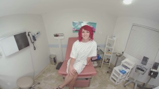 VRB Trans Redhead Goddess Is A Very Horny Patient VR Porn