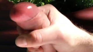 Quick jerk while camping in the woods