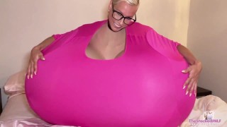 Biggest breast expansion while eating chips! PREVIEW
