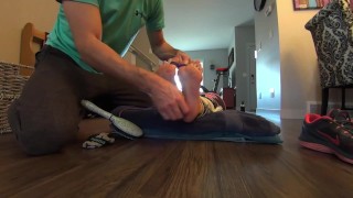 The Hot Personal Trainer is VERY Ticklish! (Ruthless Erotic Tickling!) 1080p HD PREVIEW