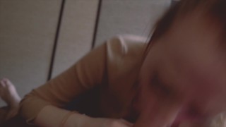 Long POV deepthroat blowjob from cutie ArinaFox