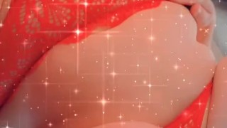 PAWG in Red lingerie TEASES HER [**BIG MOMMY MILKERS**]