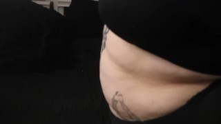 Big titty goth gf strip tease 