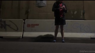 Eshay Almost Caught Risky Public Wank
