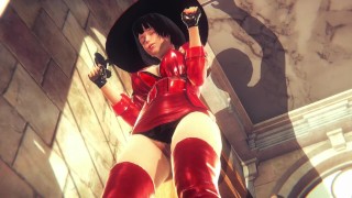 [GUILTY GEAR STRIVE] Passionate sex with I-No (3D PORN 60 FPS)