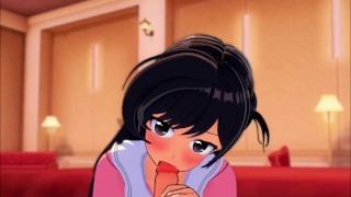 Chizuru blowjobs her new boyfriend (POV) (3d hentai) (rent a girlfriend)