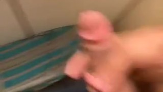 Jacking off latino cock 