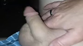 Stroking my cock