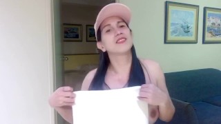 Trans anairb do sexy towel dance she end up masturbation 