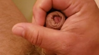 Pee and cum play 