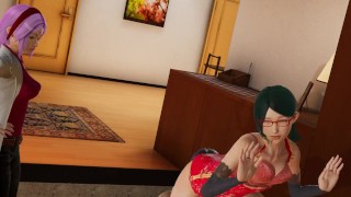 Sarada tries to unlock the first door