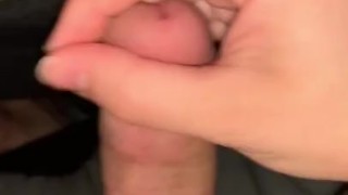 Under the covers with my hard cock 