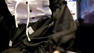 童貞包茎ちんぽメイドはムラムラすると夜な夜なビデボでこっそりローション手コキオナニーしてます…