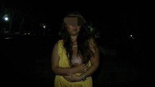 Risky public park flashing