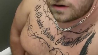 Quick wank in public toilets