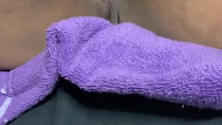 BBW Fat Hairy Pussy Creams. Big clit grinding my toy until I shake.