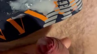 Cumshot on Jock