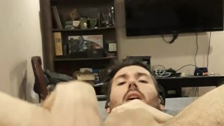 JacVal027 Riding His Dildo