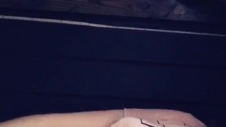 stoney TS girl begins to touch herself
