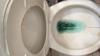 Long piss after holding 