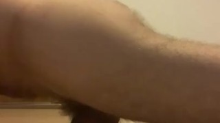 Nude Workout With Ball Taps