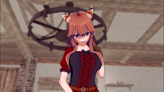 Raphtalia squirts at tavern! (tate no yuusha) (3d hentai)