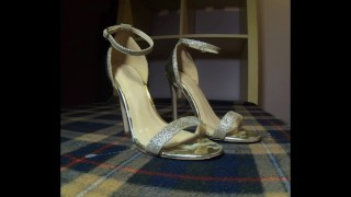Nice Load on step mommy's Sandals
