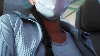 Public games in Plane turn me on and I masturbate in flight - beauty selfie