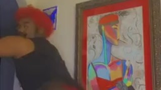 Twerking that phat ass 