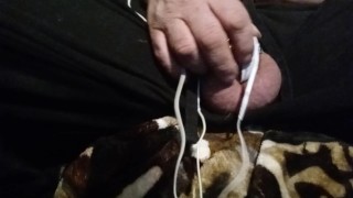 My tiny spun penis in chastity cage an electric shock torture for hours