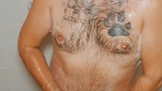 Bear in the shower