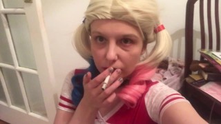Harley Quinn Smoking