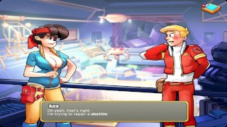SPACE RESCUE:CODE PINK V6.5-06-Fucking Sandy At The Pool