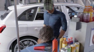 The Adventurous Couple:Public Risky Blowjob In Front Her Cuckold Husband-S4E14