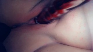 Making my tight pussy squirt