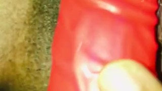 Creamy with a dildo 