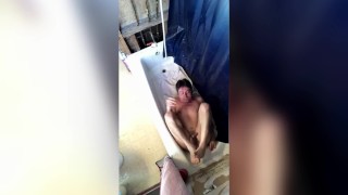 PISSING IN TOILET AND IN MY MOUTH