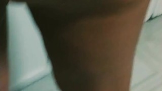 Big tits Milf next door is a naked bartender after losing bet at cards