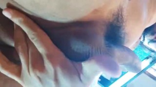 Edit video - hot Venezuelan boy playing with his cock 