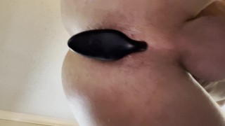 Cam crest eats strawberries with whip cream