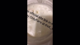 Making me some delicious piss ice cream 