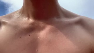 Japanese college student practicing sexual intercourse outdoors!【Big ass & Dick】【Spanked many times】