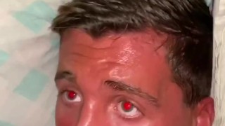 CUTE TAN BOY SUCK DICK AND CUM OVER HIMSELF - ONLYFANS: THEGRANDEE 