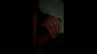Stroking BBC while stepmom is in the other room 