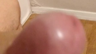 Jacking off and busting a fat nut