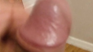 Jacking off and busting a fat nut