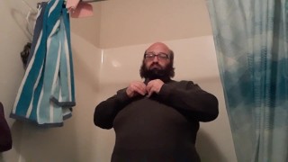 Striping for a shower