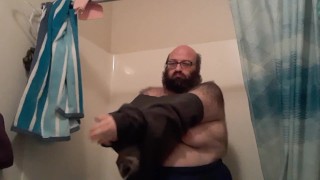 Striping for a shower