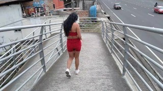 Horny girl in public 