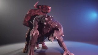 Giant Minotaur Cock 3D